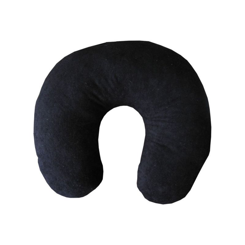 Cuscino da viaggio, cuscino per il collo - nero