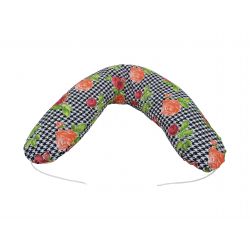 Federa in cotone con cerniera per cuscino da allattamento 190 cm 012