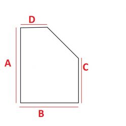 Materasso schiuma 8 cm angolo smussato