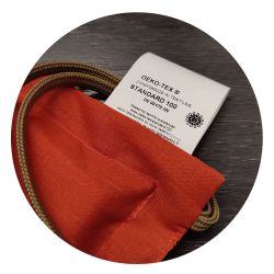 Cuscino sedia con  lacci 40x40x3cm 001 - set di 4
