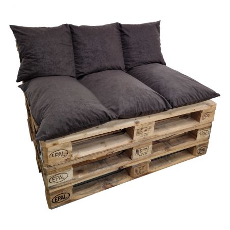 Set di cuscini, materassi per bancale con cerniera 1021