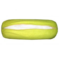 Cuscino cilindrico 44x15 cm con federa in microfibra Viola