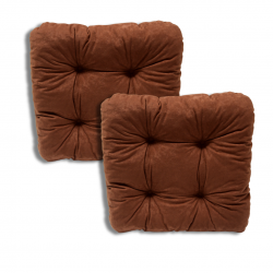 Set di 2 cuscini per sedie 38 x 38 x 8 cm  - 1000
