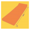 Materasso pieghevole con testiera 200x70x10 cm  1009