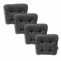 Cuscino trapuntato per sedia 40 x 40 x 8 cm -1008