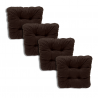 Cuscino trapuntato per sedia 40 x 40 x 8 cm  -1021