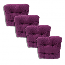 Cuscino trapuntato per sedia 40 x 40 x 8 cm  -1224