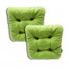 Cuscino trapuntato per sedia 40 x 40 x 8 cm  -1229