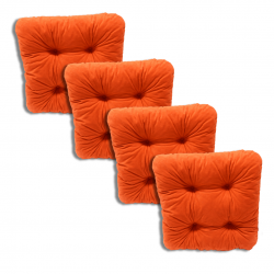 Cuscino trapuntato per sedia 40 x 40 x 8 cm   -1333