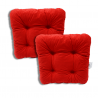 Cuscino trapuntato per sedia 40 x 40 x 8 cm  -3100