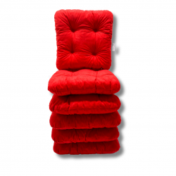 Cuscino trapuntato per sedia 40 x 40 x 8 cm  -3100