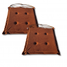 Cuscino sedia con  lacci 40x40x3cm 1000 - set di 4