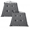 Cuscino sedia con  lacci 40x40x3cm 1008 - set di 4