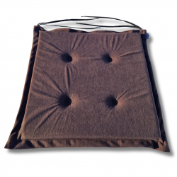 Cuscino sedia con  lacci 40x40x3cm 1021 - set di 4