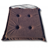 Cuscino sedia con  lacci 40x40x3cm 1021 - set di 4