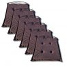 Cuscino sedia con  lacci 40x40x3cm 1021 - set di 4