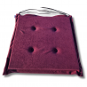 Cuscino sedia con  lacci 40x40x3cm 1224 - set di 4