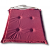 Cuscino sedia con  lacci 40x40x3cm 1227 - set di 4