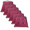 Cuscino sedia con  lacci 40x40x3cm 1227 - set di 4
