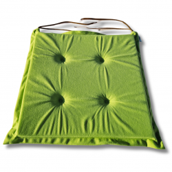 Cuscino sedia con  lacci 40x40x3cm 1229 - set di 4