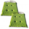 Cuscino sedia con  lacci 40x40x3cm 1229 - set di 4