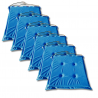 Cuscino sedia con  lacci 40x40x3cm 1331 - set di 4