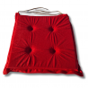 Cuscino sedia con  lacci 40x40x3cm 3100 - set di 4