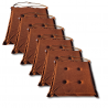 Cuscino sedia con  lacci 40x40x3cm 1000 - set di 6