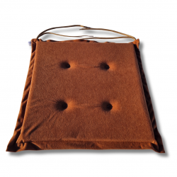Cuscino sedia con  lacci 40x40x3cm 1000 - set di 6