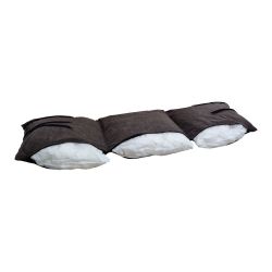 Cuscino, materasso, schienale 120 x 40 x 10 cm con cerniera 1021