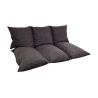 Cuscino, materasso, schienale 120 x 40 x 10 cm con cerniera 1021