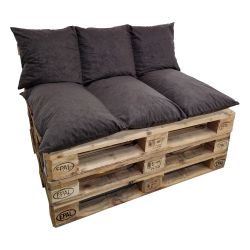 Cuscino, materasso, schienale 120 x 40 x 10 cm con cerniera 1021