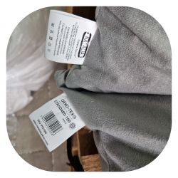 Cuscino, materasso, schienale 120 x 40 x 10 cm con cerniera 1229