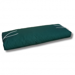 Un set di cuscini, materassi per bancale, con cerniera Verde