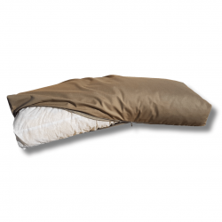 Cuscino, materasso, schienale con cerniera per bancali 120 x 40 x 15/10 cm - Marrone Chiaro