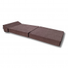 Materasso pieghevole poltrona schiuma ospiti 160x60x12 cm 1021