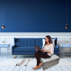 Materasso pieghevole in schiuma 195x65x10 cm BTR