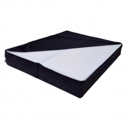 Materasso pieghevole in schiuma 200 x 120 x 8 cm - 0001