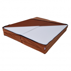 Materasso pieghevole in schiuma 200 x 90 x 8 cm 1000